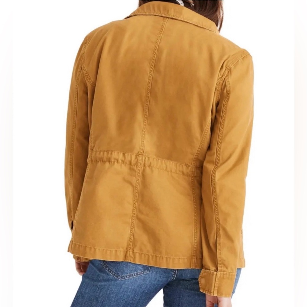 Madewell Egyptian Gold Fleet Utility Field Canvas Jacket- XS - Picture 3 of 14